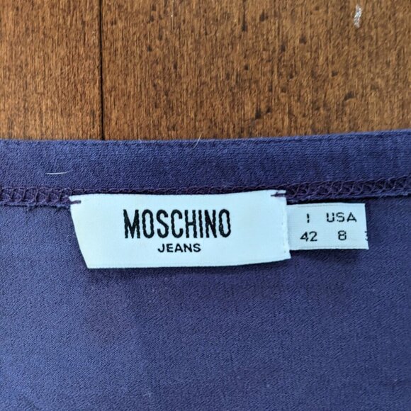 Moschino women's purple long sleeve cardigan in size 8 - Picture 5 of 12